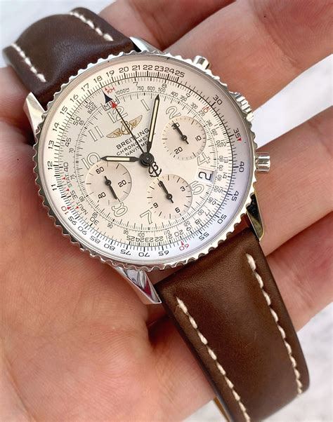 breitling white navitimer|breitling navitimer white face.